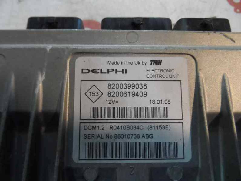 CENTRALITA MOTOR UCE RENAULT CLIO III 2008 1.5 DCI D (68 CV)