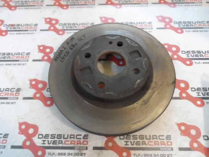 DISCO FRENO DELANTERO MAZDA 2 BERLINA 2009 1.4 D