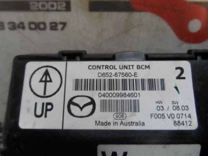 CAJA RELES FUSIBLES MAZDA 2 BERLINA 2009 1.4 D