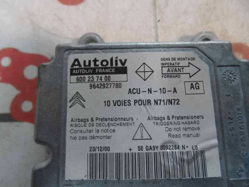 CENTRALITA AIRBAG CITROEN XSARA BERLINA 2001 1.9 D (69 CV)