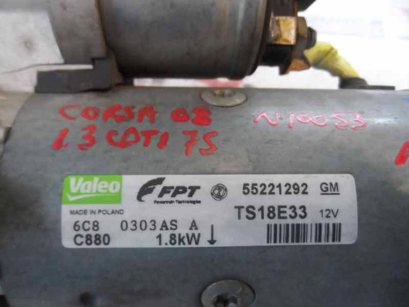 MOTOR ARRANQUE OPEL CORSA D 2008 1.3 16V CDTI (75 CV)