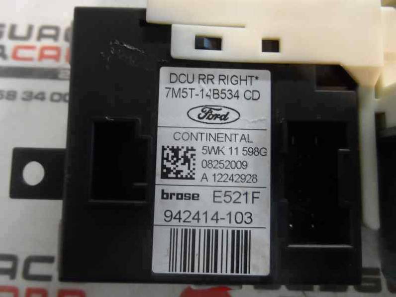 MOTOR ELEVALUNAS TRASERO DERECHO FORD FOCUS LIM 2010 1.8 TDCI TURBODIESEL (116 CV)