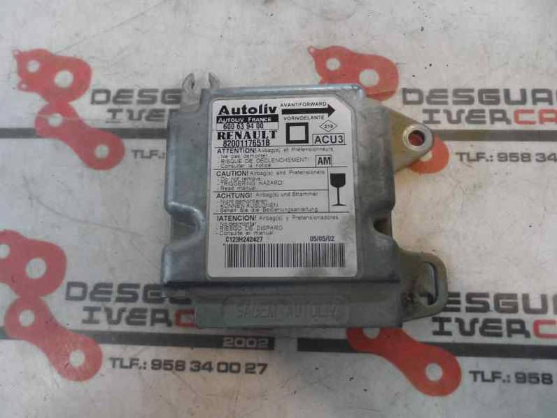 CENTRALITA AIRBAG RENAULT MEGANE I FASE 2 BERLINA 2002 1.9 DTI D (80 CV)