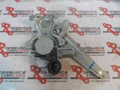 ELEVALUNAS TRASERO DERECHO TOYOTA LEXUS IS 200 2009