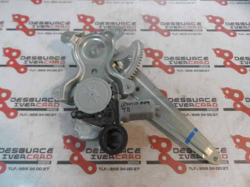 ELEVALUNAS TRASERO DERECHO TOYOTA LEXUS IS 200 2009