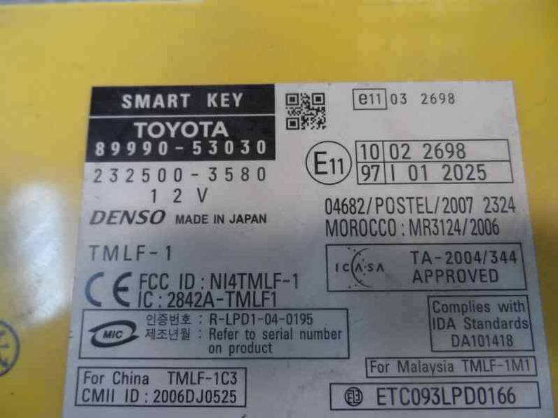 MODULO ENCENDIDO TOYOTA LEXUS IS 200 2009