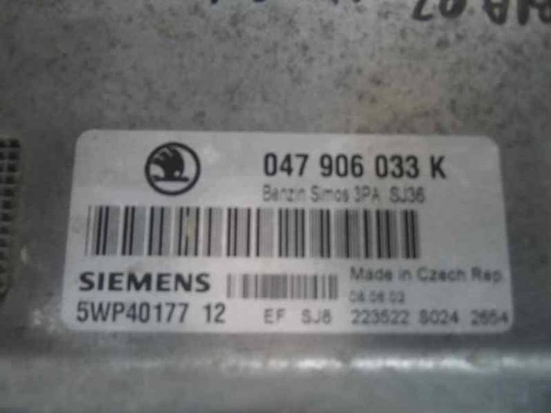 CENTRALITA MOTOR UCE SKODA FABIA 2002 1.4 (60 CV)