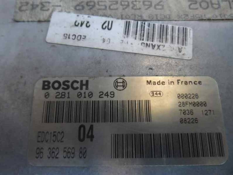 CENTRALITA MOTOR UCE PEUGEOT 306 BERLINA 3 4 5 PUERTAS 2000 2.0 HDI (90 CV)