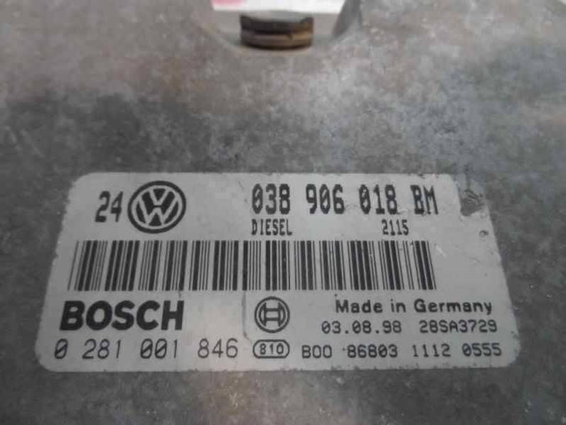 CENTRALITA MOTOR UCE VOLKSWAGEN GOLF IV BERLINA 1998 1.9 TDI (110 CV)