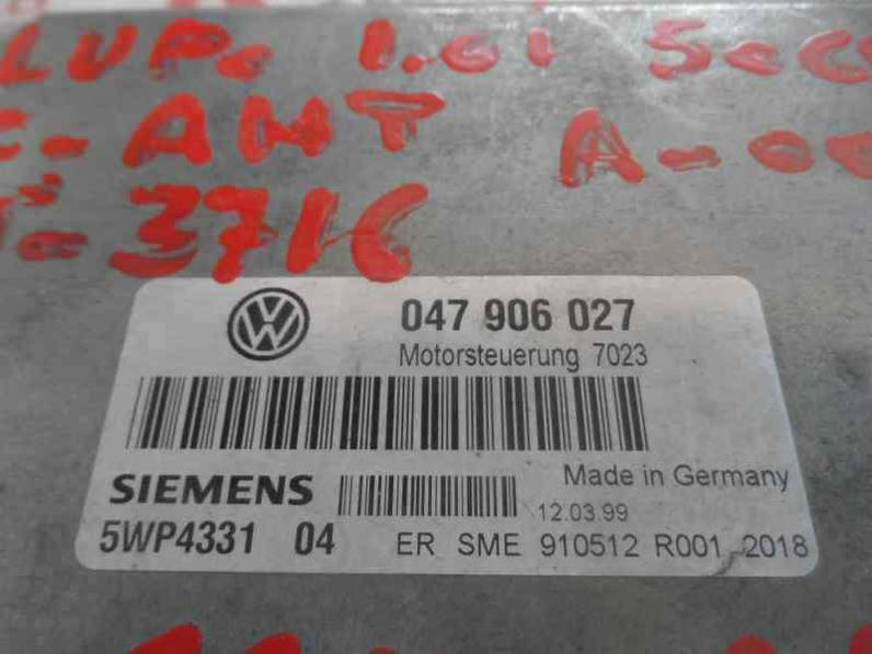 CENTRALITA MOTOR UCE VOLKSWAGEN LUPO 2000