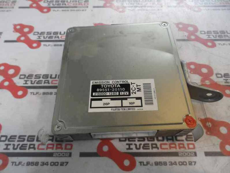 MODULO ELECTRONICO TOYOTA CARINA 1994 2.0 TURBODIESEL (83 CV)