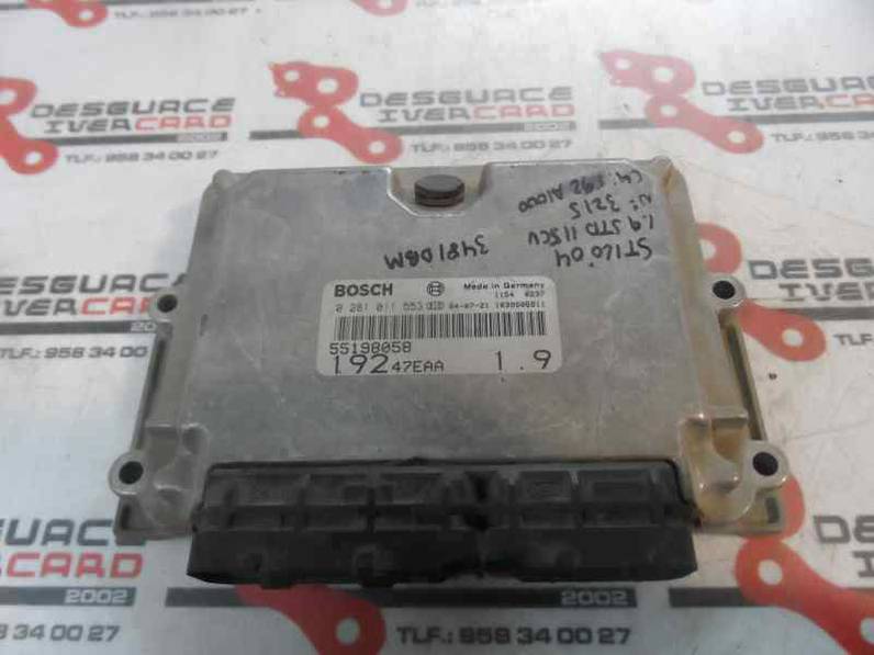 CENTRALITA MOTOR UCE FIAT STILO 2004 1.9 JTD (116 CV)
