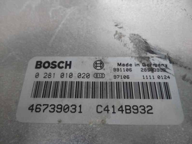 CENTRALITA MOTOR UCE ALFA ROMEO 156 1999 1.9 JTD (105 CV)