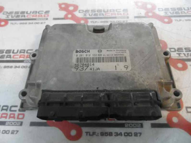 CENTRALITA MOTOR UCE ALFA ROMEO 147 2001 1.9 JTD (116 CV)