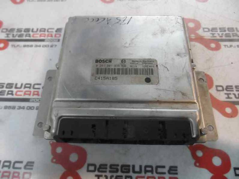 CENTRALITA MOTOR UCE FIAT MAREA WEEKEND 1999 2.4 TURBODIESEL