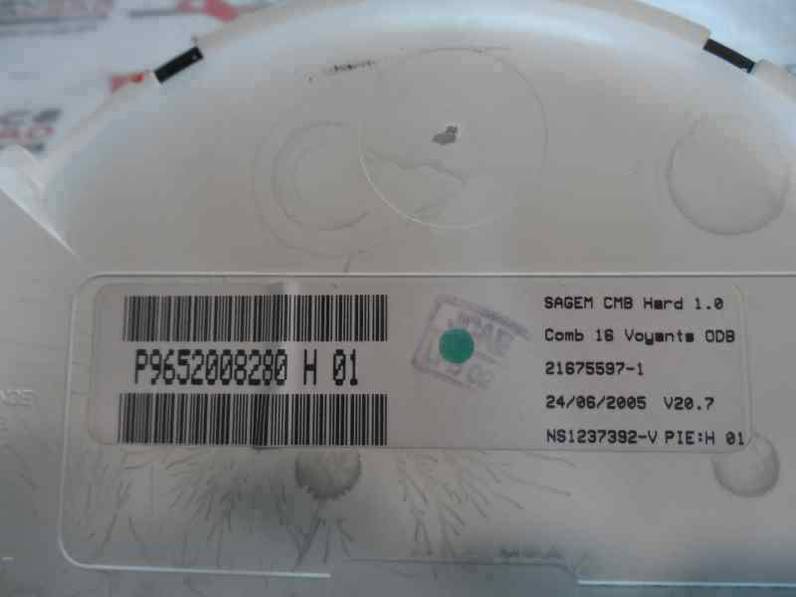 CUADRO INSTRUMENTOS CITROEN C3 2005 1.4 HDI (68 CV)