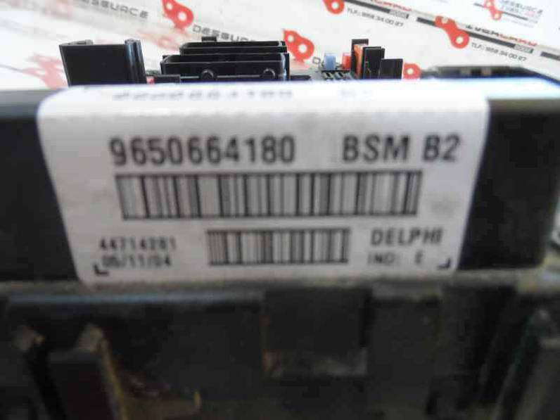 CAJA RELES FUSIBLES PEUGEOT 307 2004 2.0 HDI (90 CV)