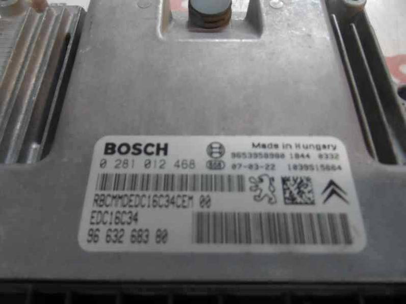 CENTRALITA MOTOR UCE CITROEN XSARA PICASSO 2007 1.6 16V HDI (90 CV)