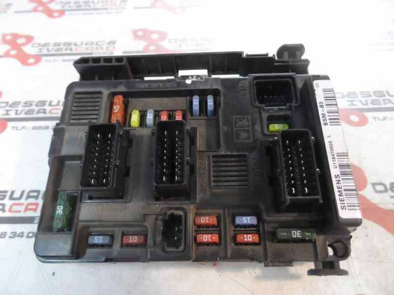 CAJA RELES FUSIBLES CITROEN XSARA PICASSO 2007 1.6 16V HDI (90 CV)