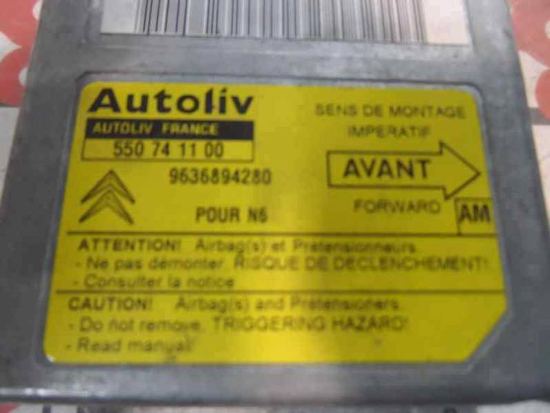 CENTRALITA AIRBAG CITROEN XSARA BERLINA 1999 1.9 TURBODIESEL (90 CV)