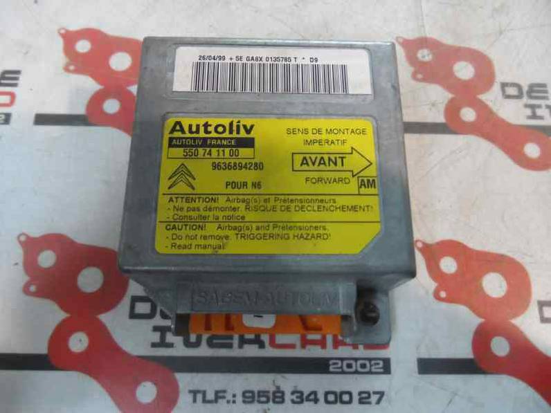 CENTRALITA AIRBAG CITROEN XSARA BERLINA 1999 1.9 TURBODIESEL (90 CV)