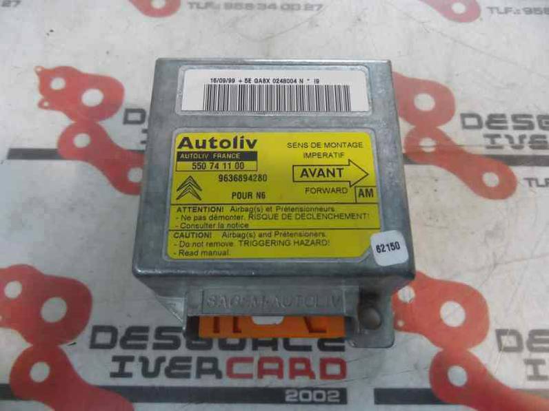 CENTRALITA AIRBAG CITROEN XSARA BERLINA 1997 1.9 D (68 CV)