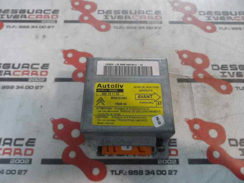 CENTRALITA AIRBAG CITROEN XSARA BERLINA 1997 1.9 D (68 CV)