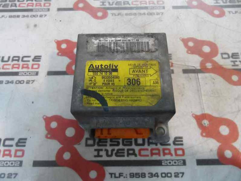 CENTRALITA AIRBAG PEUGEOT 306 BREAK 1999 1.9 TURBODIESEL