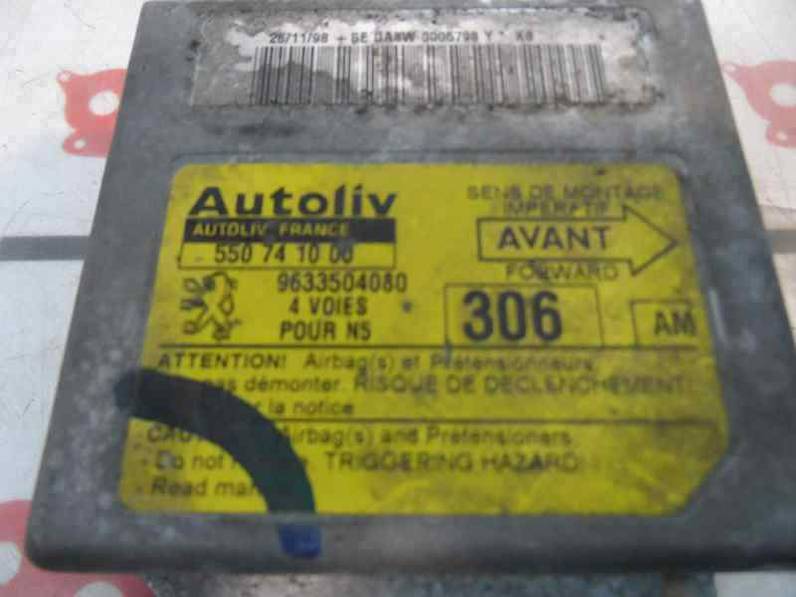 CENTRALITA AIRBAG PEUGEOT 306 BREAK 1999 1.9 TURBODIESEL