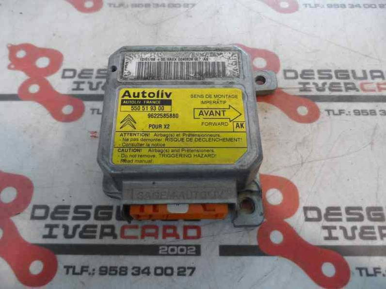 CENTRALITA AIRBAG CITROEN XANTIA BERLINA 1998 1.9 TURBODIESEL (75 CV)
