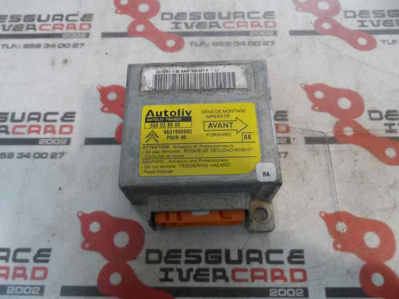 CENTRALITA AIRBAG CITROEN XSARA BERLINA 1998 1.9 TURBODIESEL (90 CV)