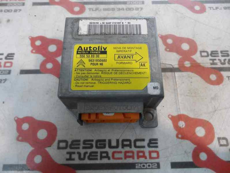 CENTRALITA AIRBAG CITROEN XSARA BERLINA 1998 1.9 D (68 CV)