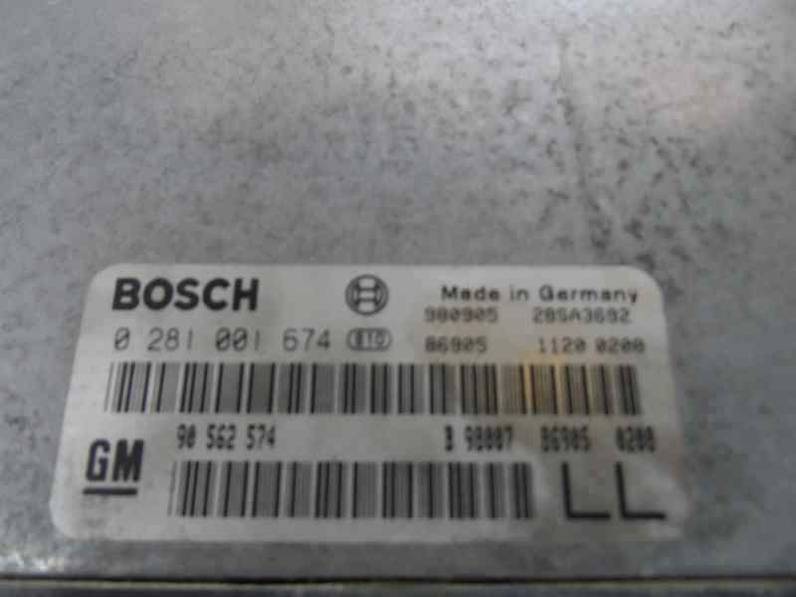 CENTRALITA MOTOR UCE OPEL ASTRA G BERLINA 1998 2.0 16V DI (82 CV)