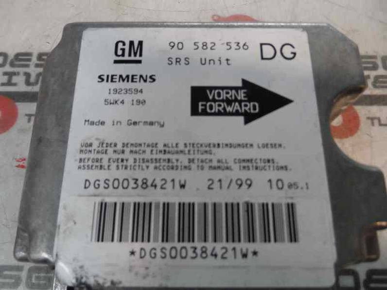 CENTRALITA AIRBAG OPEL ZAFIRA A 1999 1.6 16V (101 CV)
