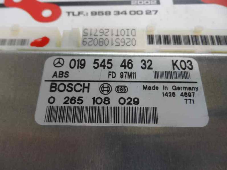 CENTRALITA ABS MERCEDES CLASE C BERLINA 1998 1.8 16V (122 CV)