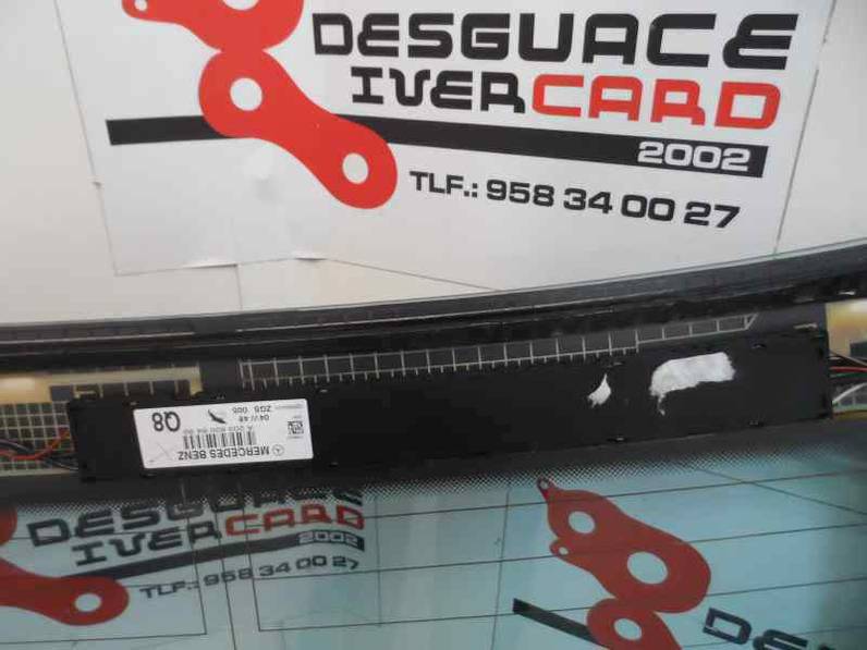 LUNA TRASERA MERCEDES CLASE C BERLINA 2005 2.2 CDI (150 CV)