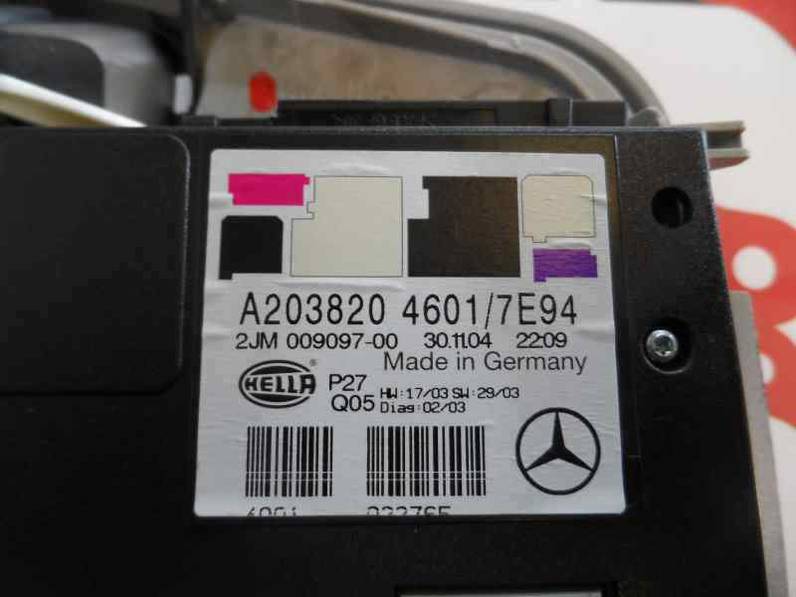 LUZ INTERIOR MERCEDES CLASE C BERLINA 2005 2.2 CDI (150 CV)