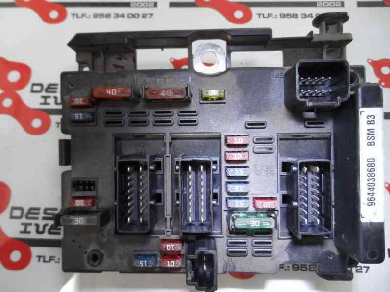 CAJA RELES FUSIBLES CITROEN XSARA BERLINA 2001 1.9 D (69 CV)