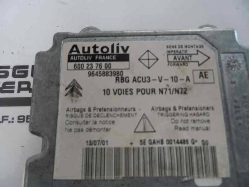 CENTRALITA AIRBAG CITROEN XSARA BERLINA 2001 1.9 D (69 CV)