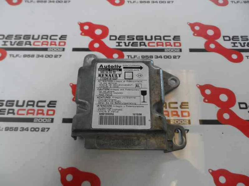 CENTRALITA AIRBAG RENAULT MEGANE I COACH COUPE 1998 1.9 DTI D (98 CV)
