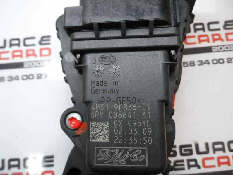 POTENCIOMETRO PEDAL VOLVO C30 2009 2.0 D (136 CV)