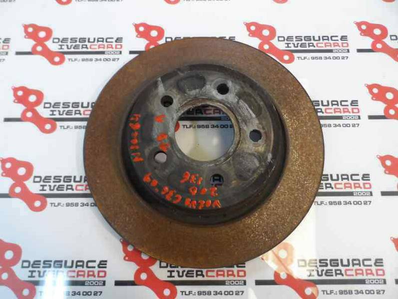 DISCO FRENO TRASERO VOLVO C30 2009 2.0 D (136 CV)