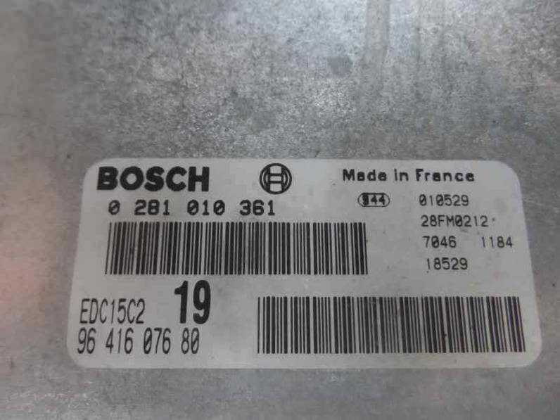 CENTRALITA MOTOR UCE PEUGEOT 406 BERLINA 2001 2.0 HDI (90 CV)