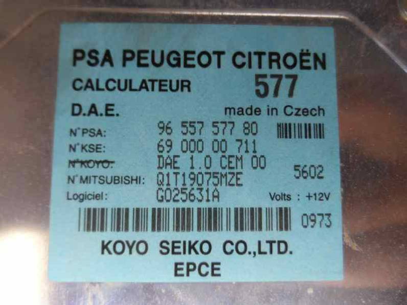 MODULO ELECTRONICO CITROEN C2 2005 1.4 (73 CV)