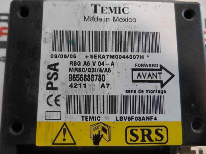 CENTRALITA AIRBAG CITROEN C2 2005 1.4 (73 CV)