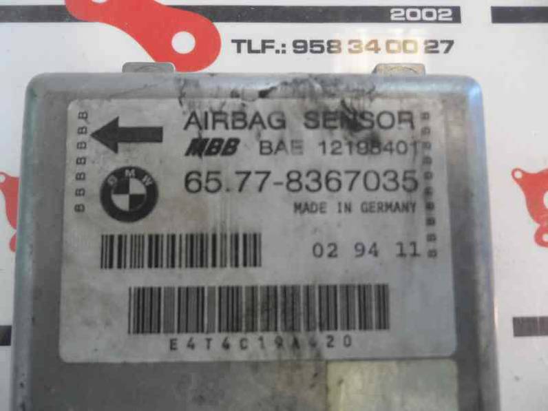 CENTRALITA AIRBAG BMW SERIE 3 BERLINA 1990