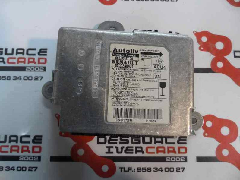 CENTRALITA AIRBAG RENAULT SCENIC II 2003 1.9 DCI D (120 CV)