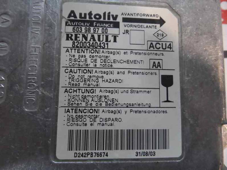 CENTRALITA AIRBAG RENAULT SCENIC II 2003 1.9 DCI D (120 CV)