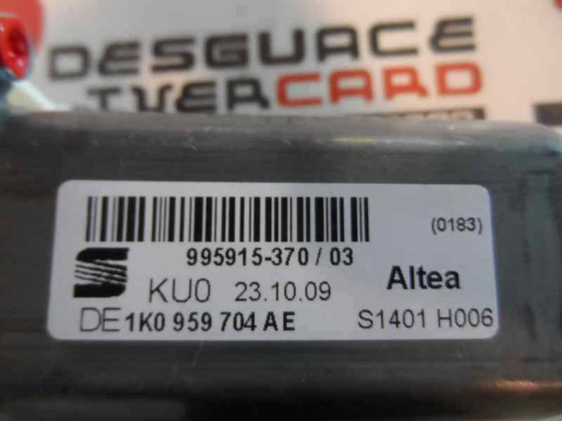 MOTOR ELEVALUNAS TRASERO DERECHO SEAT ALTEA 2010 1.9 TDI (105 CV)