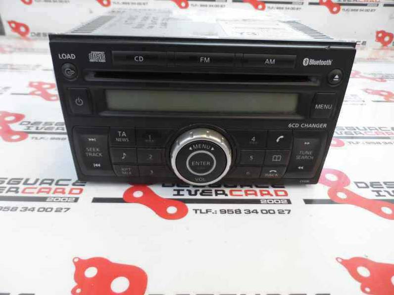 SISTEMA AUDIO RADIO CD NISSAN TIIDA 2007 1.5 DCI TURBODIESEL (106 CV)